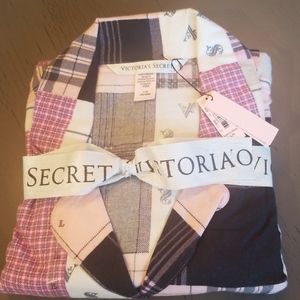 Victoria's Secret flannel PJ set